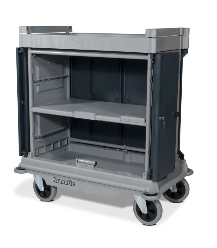 NKU 30 HF Wózek hotelowy z drzwiczkami NUMATIC stara kolorystyka