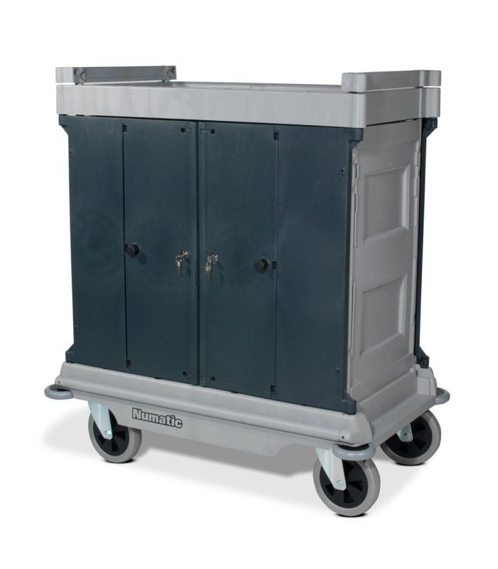 NKU 30 HF Wózek hotelowy z drzwiczkami NUMATIC - stara wersja kolorystyczna