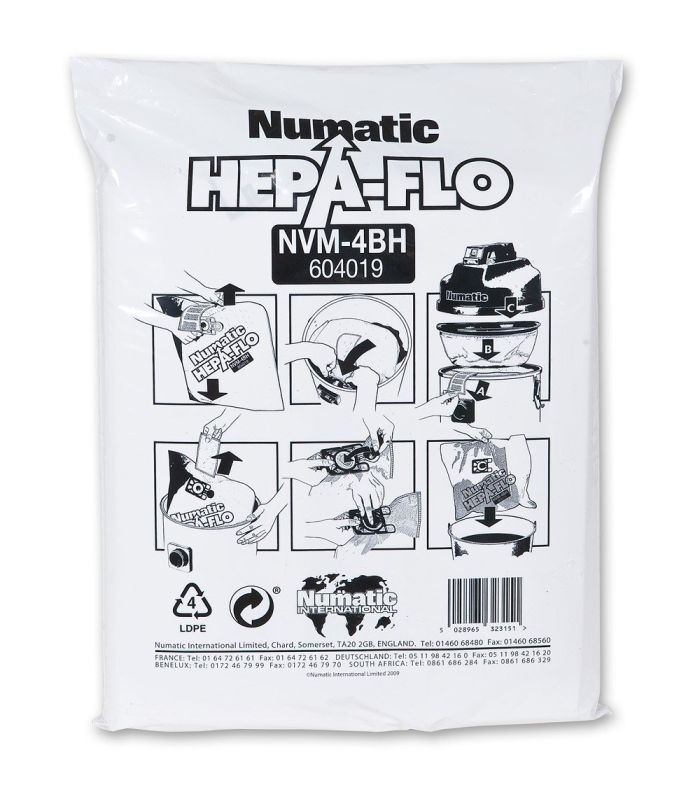 Worki NVM 4BH worki do odkurzacza numatic