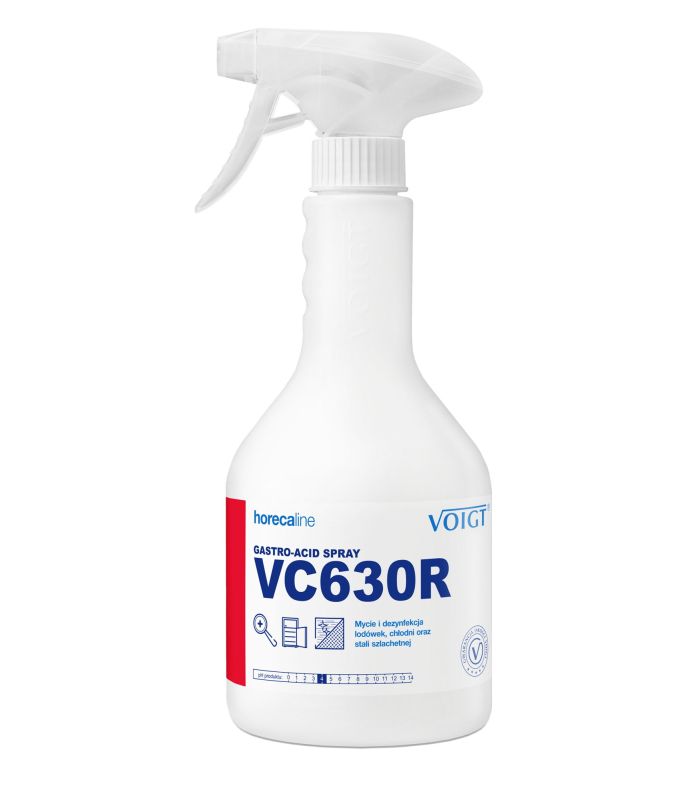 VC 630 R GASTRO-ACID 0.6L środek do mycia i dezynfekcji lodówek, chłodni i stali nierdzewnej
