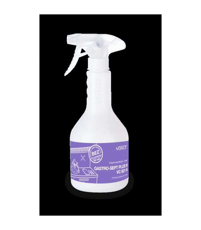 VC 621N / VC 550N DEZYNFEKCJA 0.6L Szybka i skuteczna dezynfekcja wszelkich powierzchni bez spłukiwania