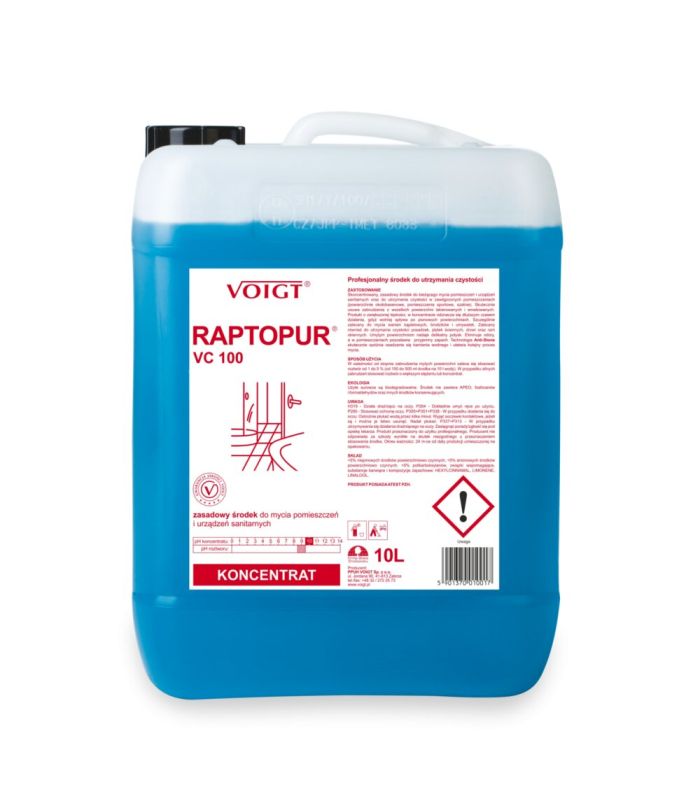 VOIGT VC100 RAPTOPUR Alkaliczny preparat do usuwania mydeł tłuszczy z powierzchni łazienkowych C132