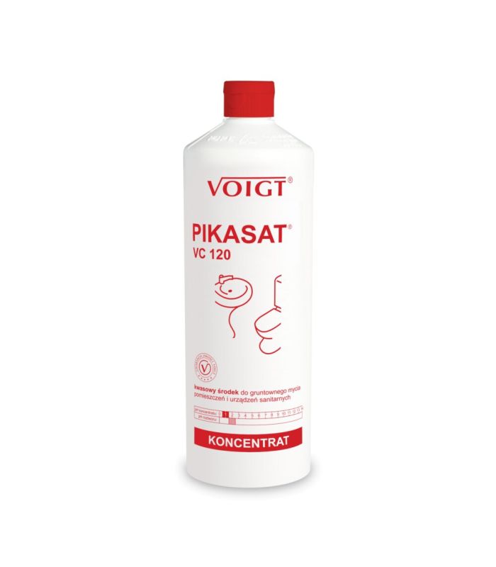 VC 120 PIKASAT butelka 1 litr Skuteczny i silny środek do doczyszczania toalet łazienek sanitariatów VOIGT