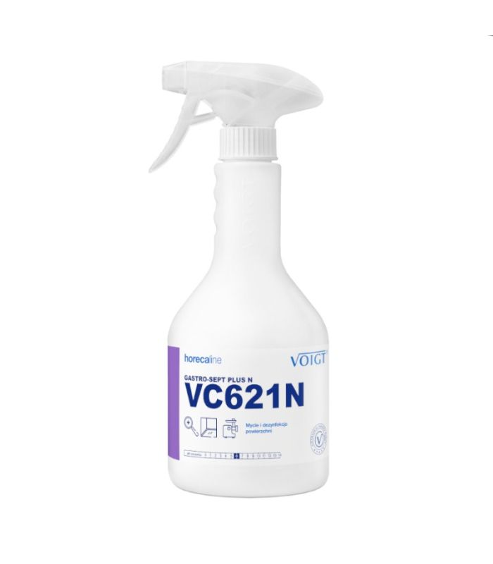 VC 621N DEZYNFEKCJA 0.6L Szybka i skuteczna dezynfekcja wszelkich powierzchni bez spłukiwania