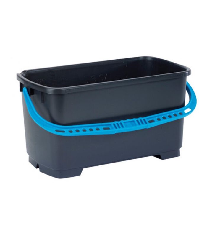 Wiadro do mycia okien z klipsami do mocowania baranków zbieraków marki MOERMAN 22L