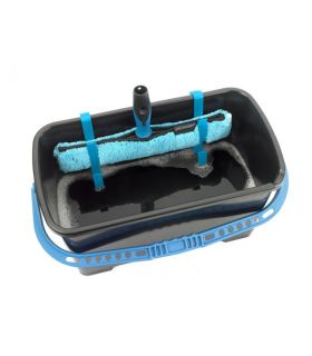 Wiadro do mycia okien z klipsami do mocowania baranków zbieraków marki MOERMAN 22L