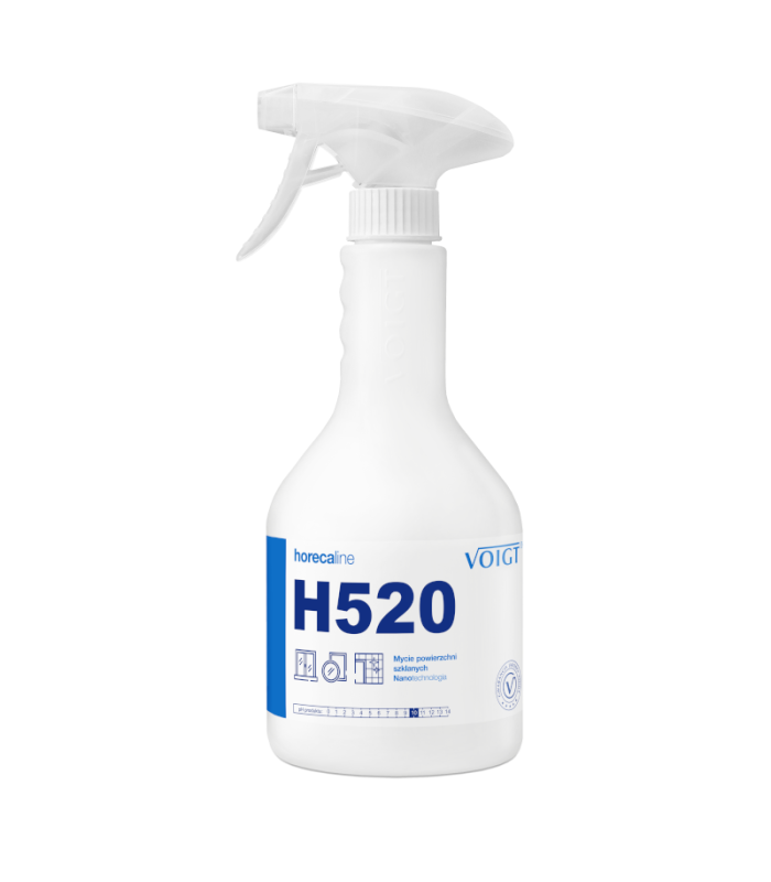 VC 520 H520 OKNA LUSTRA 0.6L Do bezsmugowego mycia okien luster i wszelkich powierzchni szklanych VOIGT