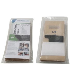 RX L4 bags Worki filtry do odkurzacza kolumnowego Lindhaus RX380E 450E 500E zestaw 10 sztuk