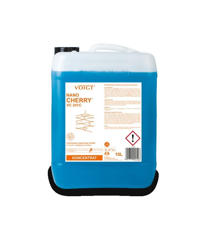 VC 241 C NANO CHERRY kanister 10 litrów Nowoczesny i zapachowy płyn do bieżącego mycia podłóg i płytek VOIGT