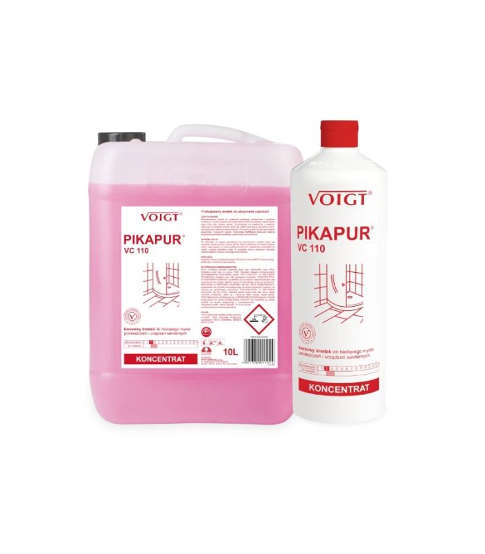 VC110 PIKAPUR delikatny kwasowy środek do bieżącego mycia całych łazienek VOIGT