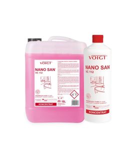 VC112 NANO SAN Bakteriobójczy i grzybobójczy koncentrat do bieżącego mycia łazienek VOIGT