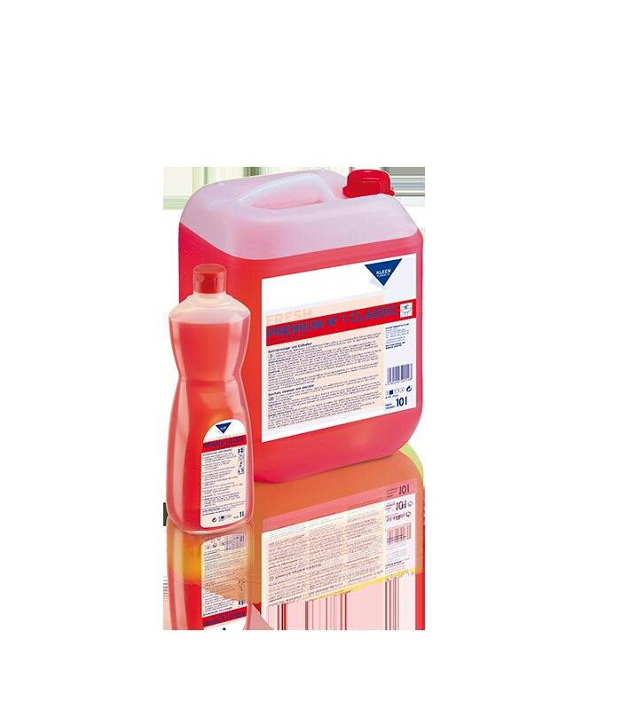 PREMIUM nr 1 CLASSIC Skuteczny środek do bieżącego mycia i doczyszczania całych łazienek sanitariatów KLEEN