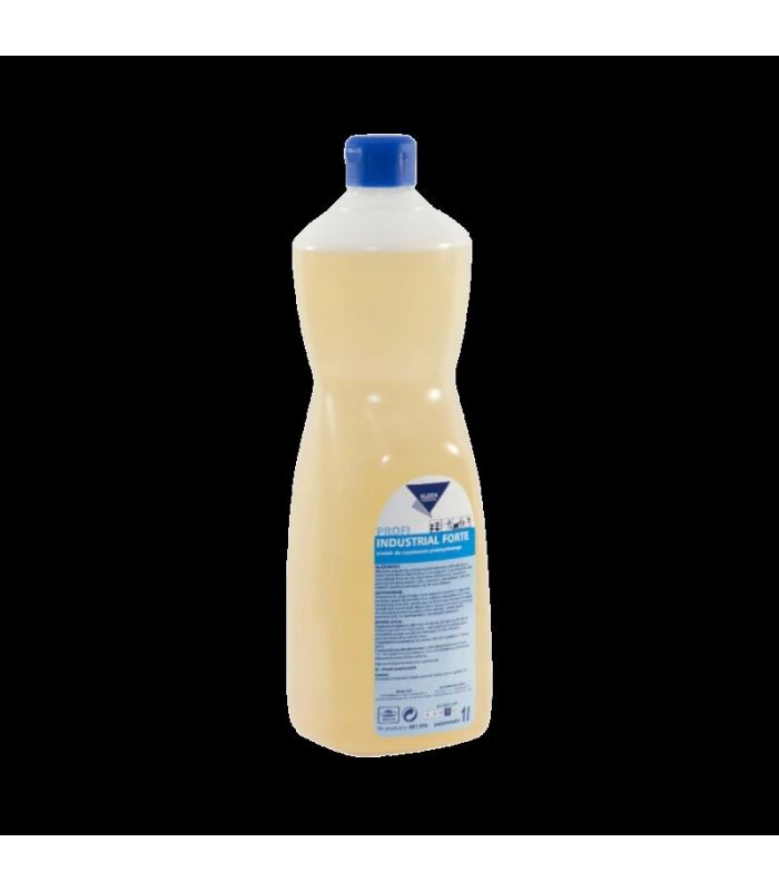 INDUSTRIAL FORTE Butelka 1 litr Ekonomiczny uniwersalny środek do zabrudzeń przemysłowych KLEEN