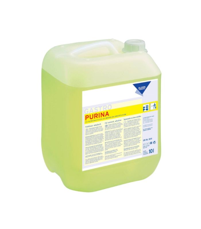 PURINA Kanister 10 litrów Skoncentrowany płyn do usuwania zabrudzeń pochodzenia tłuszczowego białkowego KLEEN PURGATIS