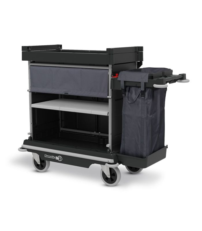 NKU 31 RFF 1x 100L Najwyższej jakości wielofunkcyjny wózek hotelowy z roletą Numatic