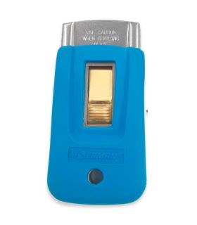 Skrobak kieszeniowy do szyb okien HANDLEY z antypoślizgową gumową osłoną MOERMAN