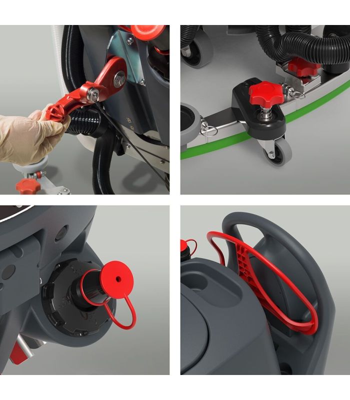 NUMATIC TBL6055 NX1K Duża bateryjna maszyna automat szorująco-zbierający 2x 60L 20" (TGB 6055/50)