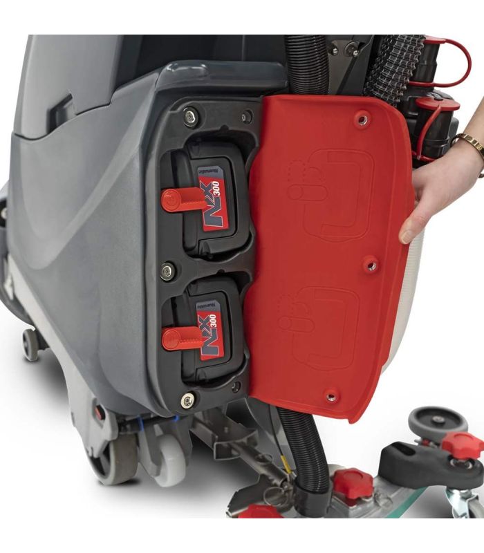 NUMATIC TTB 3045  NX -R  SERIA "NX" kompaktowa bateryjna Li 2 szt. maszyna automat szorująco-zbierający 2x 30L 14"