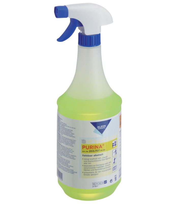 PURINA Butelka 1 litr spray Gotowy do użycia odtłuszczacz do czyszczenia powierzchni kuchennych KLEEN