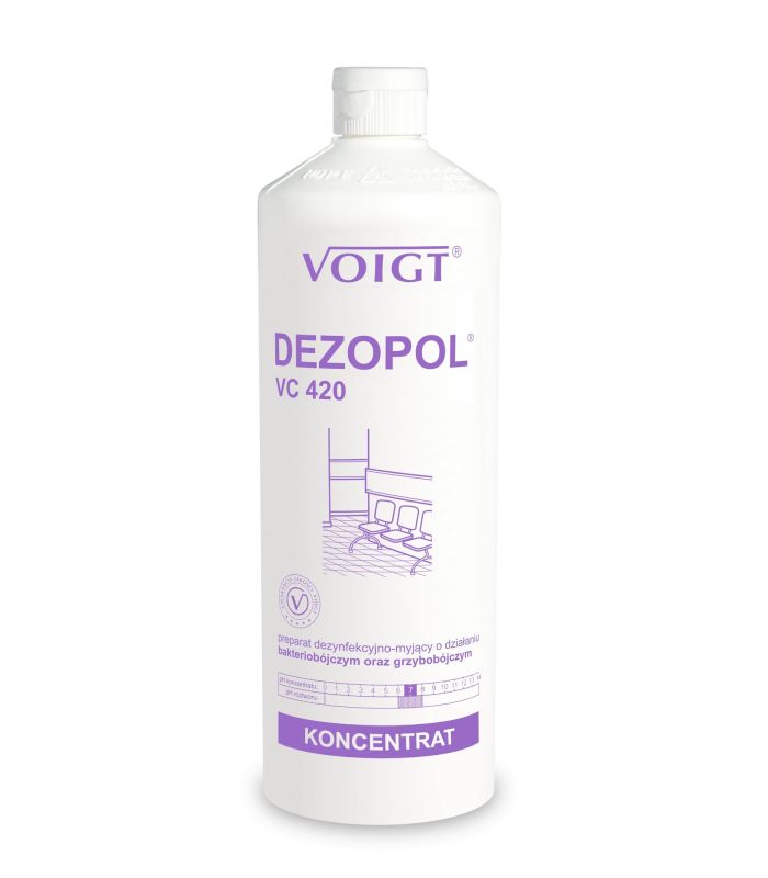 VC 420 DEZOPOL 1L koncentrat do dezynfekcji bakteriobójczy i grzybobójczy