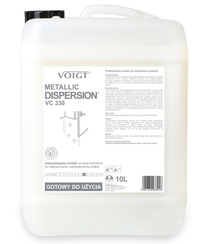 VC 330 METALIC DISPERSION Kanister 10 litrów polimer do nabłyszczania podłóg VOIGT