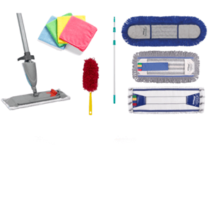 Akcesoria i sprzęt do sprzątania stelaże do mycia podłóg zamiatania kije teleskopowe mopy czy ściereczki TTS Numatic Moerman